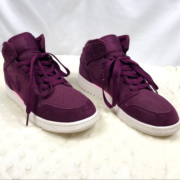 Youth Air Jordan 1 Bordeaux Sail - Picture 3 of 7